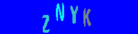 Blue Captcha Image